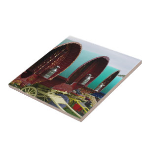 Gypsy caravan tile tegeltje