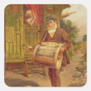 Gypsy Caravan Vierkante Sticker