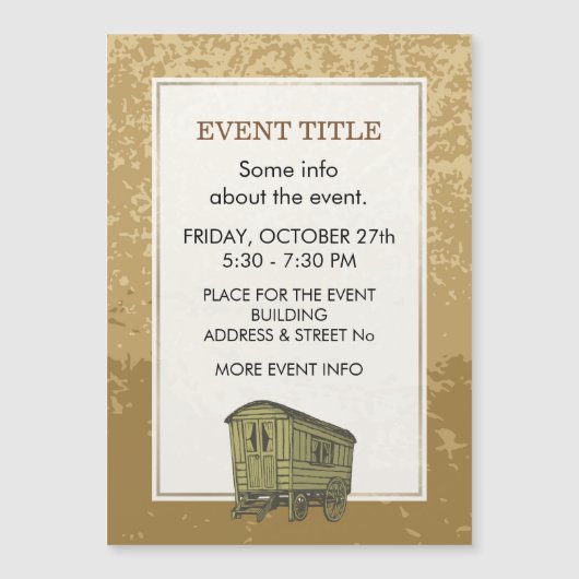 Gypsy caravan wagon (Voorkant)