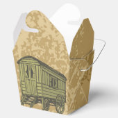 Gypsy caravan wagon bedankdoosjes (Geopend)