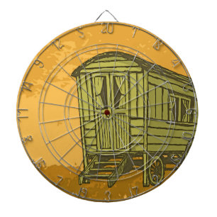 Gypsy caravan wagon dartbord