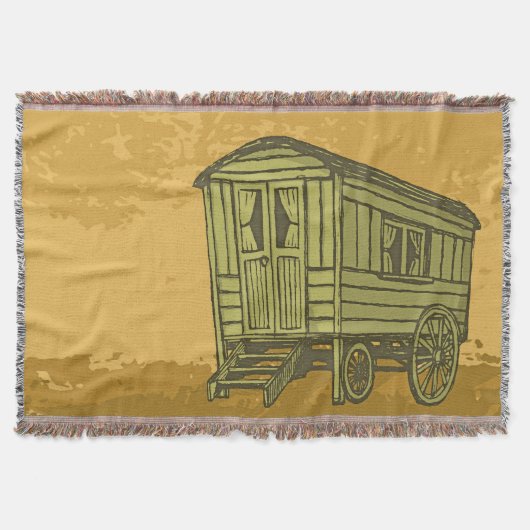 Gypsy caravan wagon deken (Voorkant)