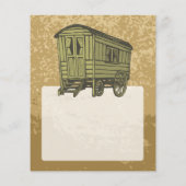 Gypsy caravan wagon flyer (Achterkant)