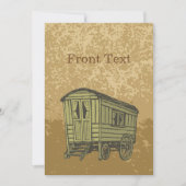 Gypsy caravan wagon kaart (Voorkant)