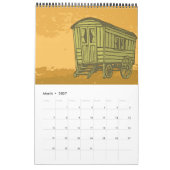 Gypsy caravan wagon kalender (Mar 2027)
