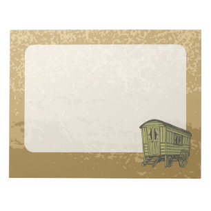 Gypsy caravan wagon notitieblok