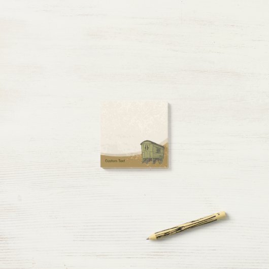 Gypsy Caravan Wagon Post-it® Notes (Op bureau)