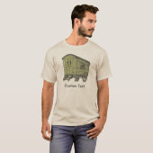 Gypsy caravan wagon t-shirt (Voorkant volledig)