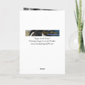 Gypsy dans la forêt - Carte de voeux pour les Chev (Dos)