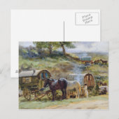 Gypsy Encampment, Appleby, 1919 Briefkaart (Voorkant / Achterkant)