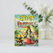 Gypsy Fortune Teller Briefkaart (Staand voorkant)