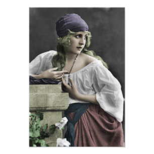 Gypsy Girl Foto Afdruk