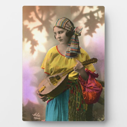  Gypsy Girl Foto Plaque Fotoplaat (voorkant)
