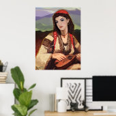 Gypsy Girl Poster (Thuiskantoor)