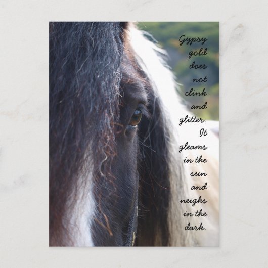 Gypsy Gold Briefkaart (Voorkant)