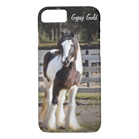 Gypsy Gold Gypsy Vanner-telefoondraagtas Case-Mate iPhone Case (Achterkant)