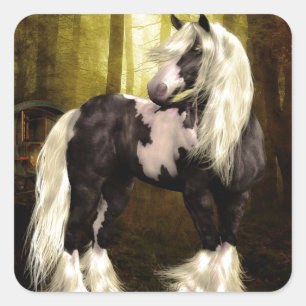 Gypsy Gold Vanner Vierkante Sticker