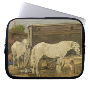 Gypsy Horses, c.1885-90 (olie op doek) Laptop Sleeve