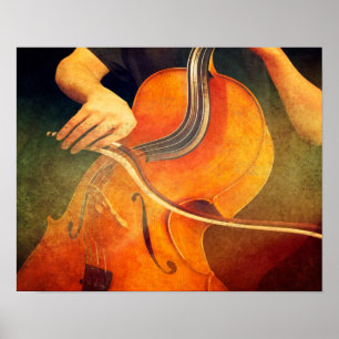 Gypsy Jazz Variation - Poster Surreal Cello