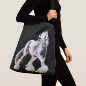 Gypsy Mare Stallion Draft Horse Crossbody Tas (Dichtbij)