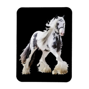 Gypsy Mare Stallion Draft Horse Magneet