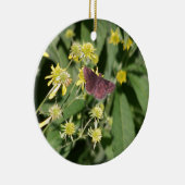 Gypsy Moth Keramisch Ornament (Rechts)