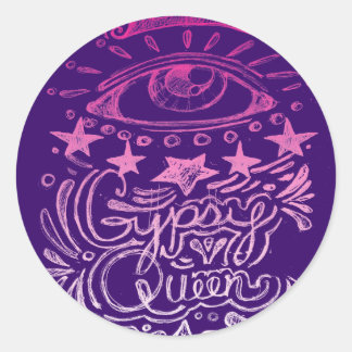 Gypsy Queen Ronde Sticker