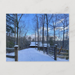 Gypsy Road Vacation Cabin in Winter 2022 Briefkaart
