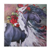 Gypsy Rose Art Tile Tegeltje (Voorkant)