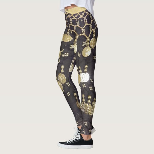Gypsy Scarf Faux-munten Leggings (Links)