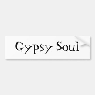 Gypsy Soul Bumpersticker