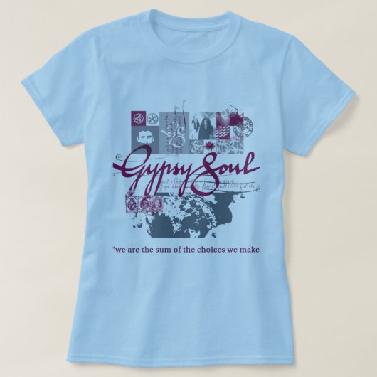 Gypsy Soul Dames T-shirt (Design voorkant)