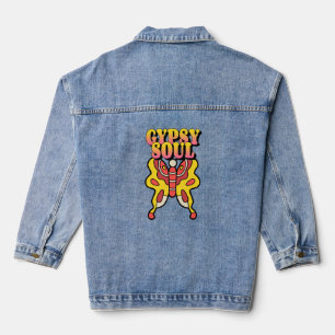 GYPSY SOUL VINTAGE BUTERFLY Denim Veste