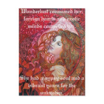  Gypsy Soul Wanderlust Quote Briefkaart