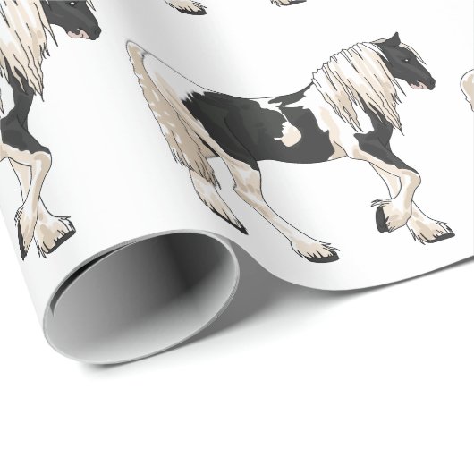 Gypsy Vanner Cadeaupapier (Rol Hoek)