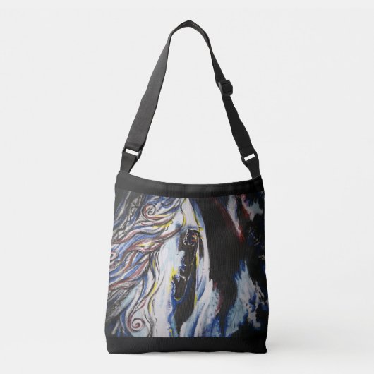 Gypsy Vanner Cheval Eye Cross Body Sac fourre-tout (Devant)