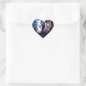 Gypsy Vanner Dreams Hart Sticker (Tas)