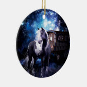 Gypsy Vanner Dreams Keramisch Ornament (Rechts)