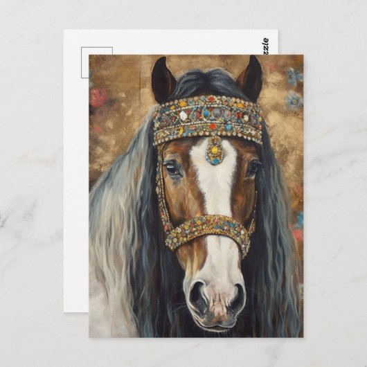 Gypsy Vanner Horse Briefkaart (Voorkant / Achterkant)