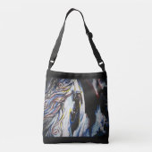Gypsy Vanner Horse Eye Cross Body Canvas tas (Achterkant)