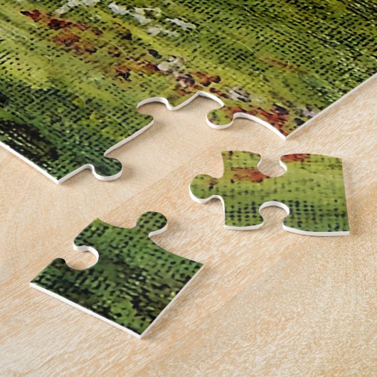 Gypsy Vanner Horse Irish Caravan Wagon Tapestry Legpuzzel (Zijkant)