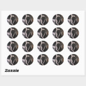 Gypsy Vanner I Ronde Sticker (Vel)
