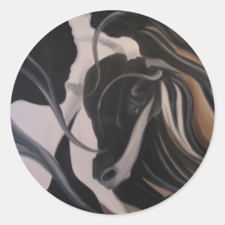 Gypsy Vanner I Ronde Sticker