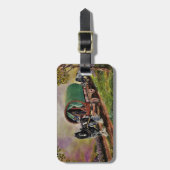 Gypsy Vanner paard Irish Caravan wagon Bagagelabel (Voorkant verticaal)