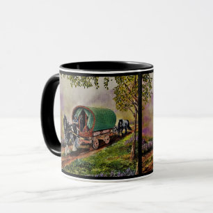 Gypsy Vanner paard Irish Caravan wagon Mok
