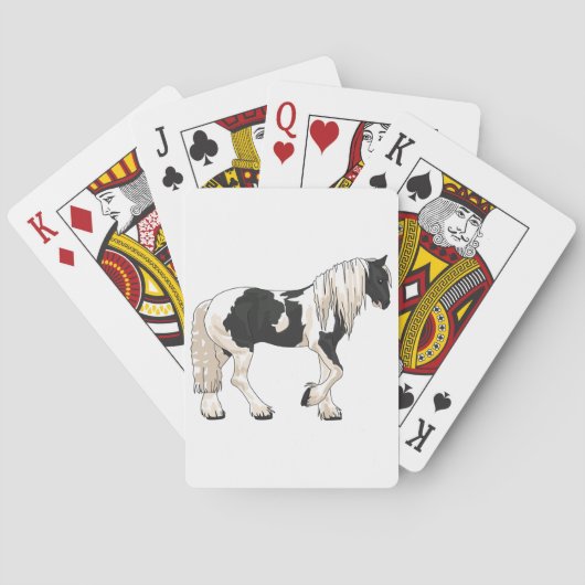 Gypsy Vanner Pokerkaarten (Achterkant)
