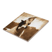 Gypsy Vanner Tegeltje (Zijkant)