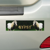 Gypsy Vanners Bumpersticker (Op auto)