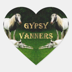 Gypsy Vanners Hart Sticker