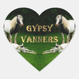 Gypsy Vanners Hart Sticker